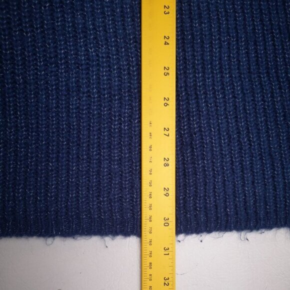 Cleo Ladies Size Medium Straight Fit Royal Blue Open Cardigan - Picture 9 of 9